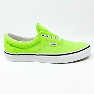 Vans Era (Neon) Gecko Green True White Womens Casual Sneakers